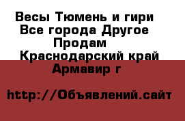 Весы Тюмень и гири - Все города Другое » Продам   . Краснодарский край,Армавир г.